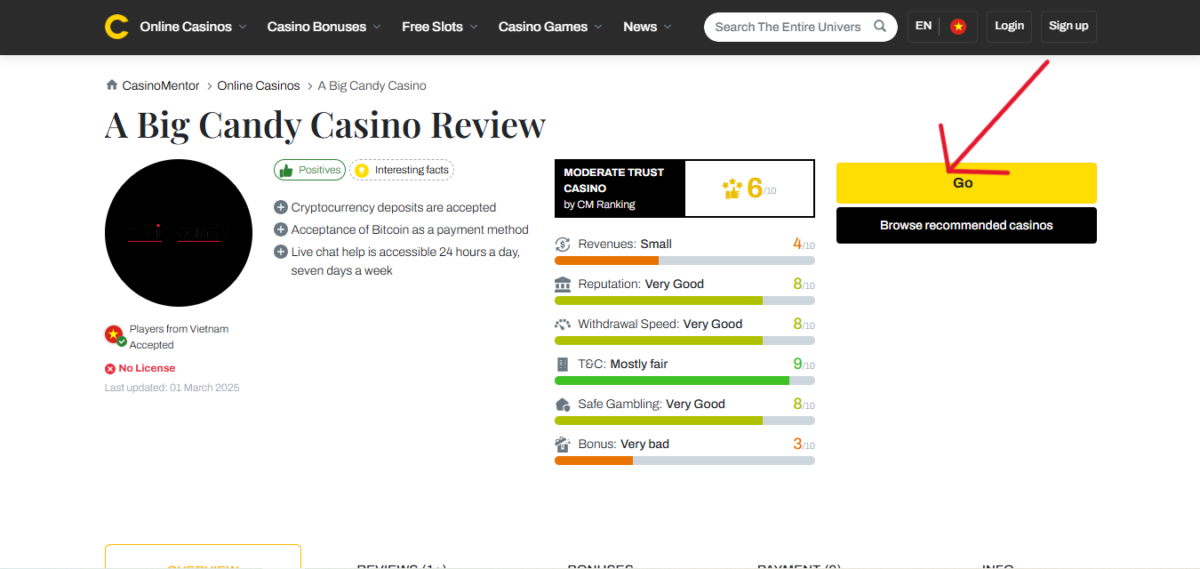 A Big Candy Casino Login Guide & How to Claim Your Daily Login Bonus