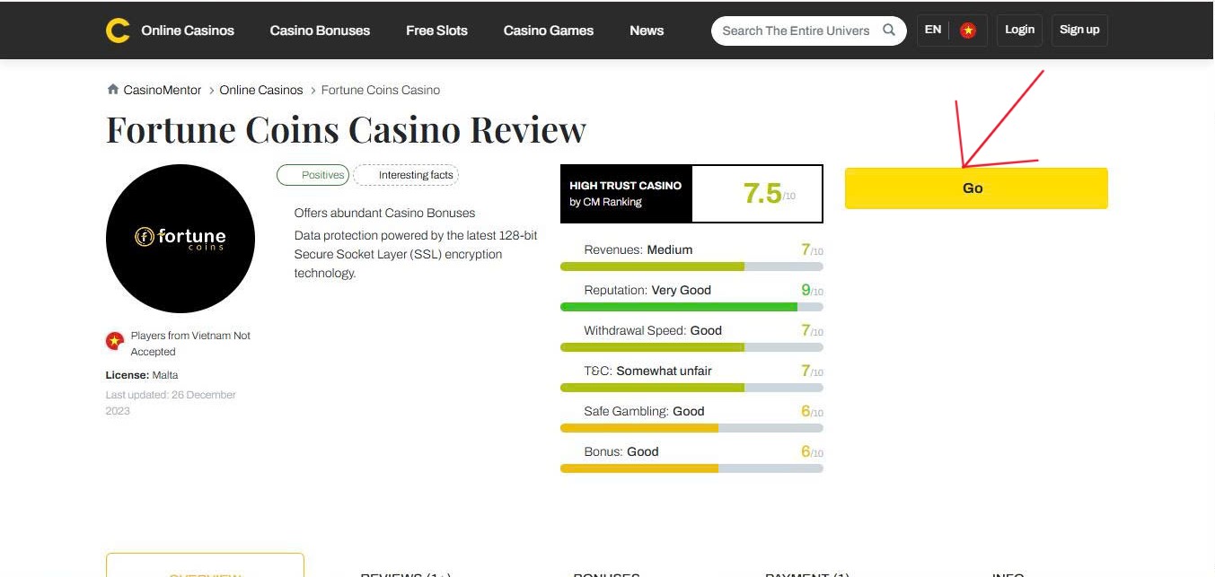 Fortune Coins Casino Login Guide & How to Claim Your Daily Login Bonus