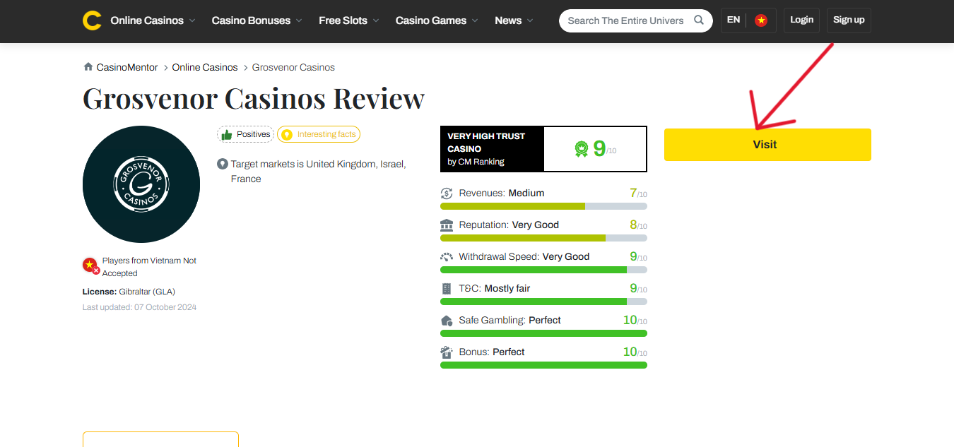 Grosvenor Casino Login Guide & How to Claim Your Daily Login Bonus