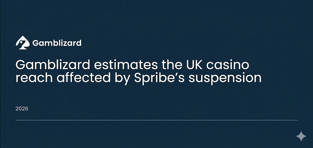 Gamblizard estimates the UK casino reach affected by Spribe’s suspension
