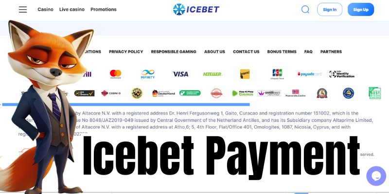 Icebet payment for player