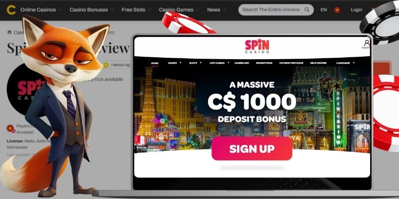 spin casino review by casinomentor expert