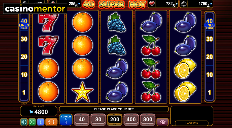 Play 40 super hot online, free game