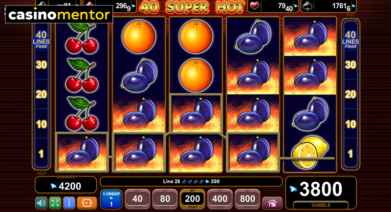 40 super hot slot free play