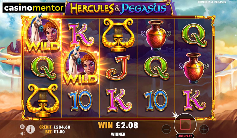 Hercules and Pegasus Slot Machine