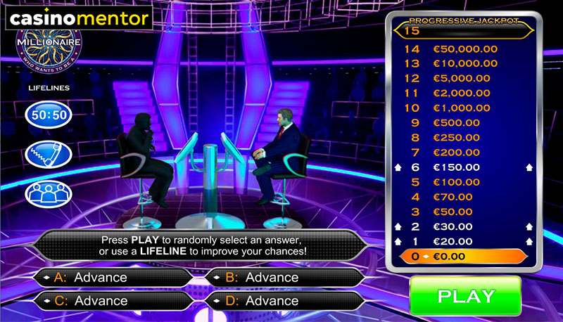 Who Wants to Be a Millionaire (Ash Gaming) Slot Machine - Play Online ...