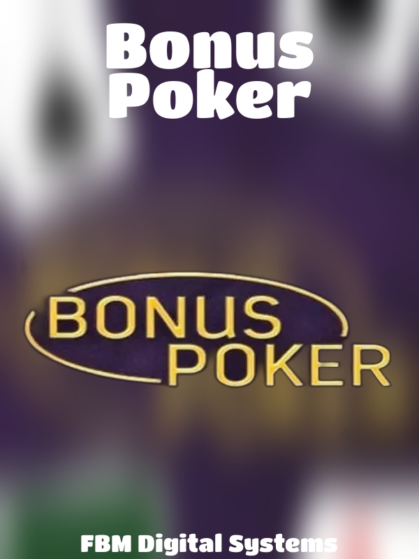 Bonus Poker slot Genii