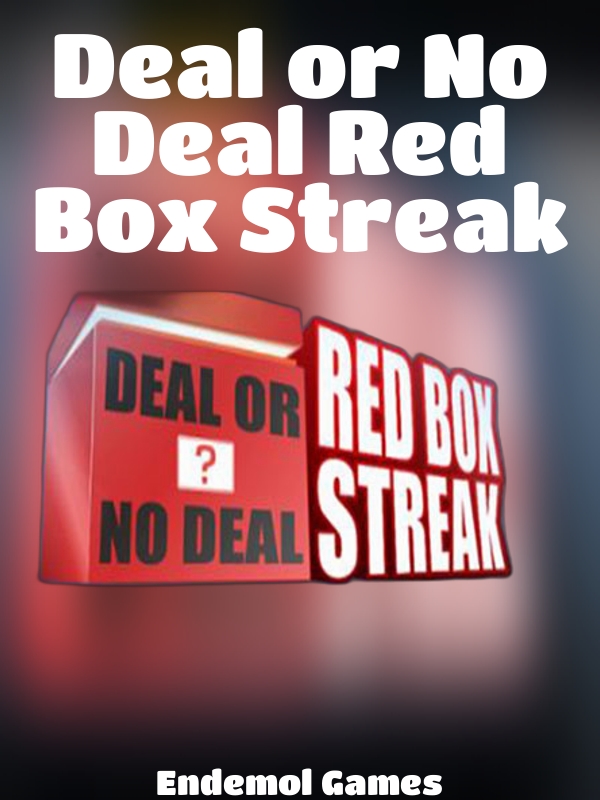 Deal or No Deal Red Box Streak slot Endemol Games