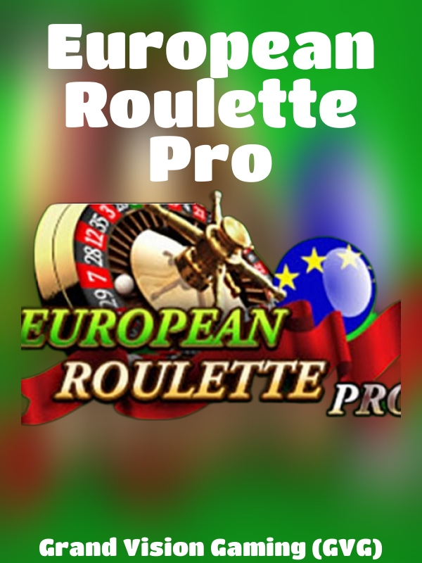 European Roulette Pro slot Play'n GO