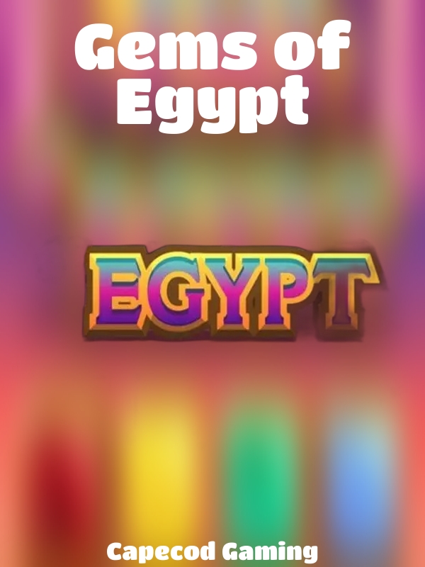 Gems of Egypt slot Capecod Gaming