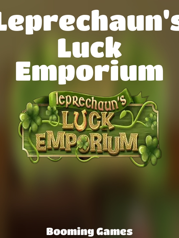 Leprechaun's Luck Emporium slot Booming Games