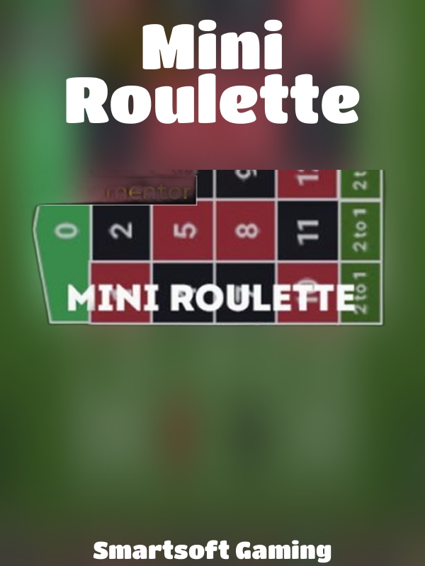 Mini Roulette slot Smartsoft Gaming