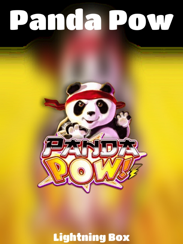 Panda Pow slot Lightning Box