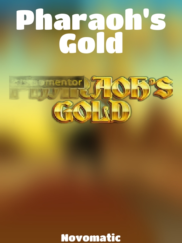 Pharaoh's Gold slot Novomatic 