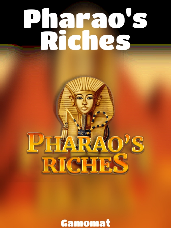 Pharao's Riches slot Gamomat