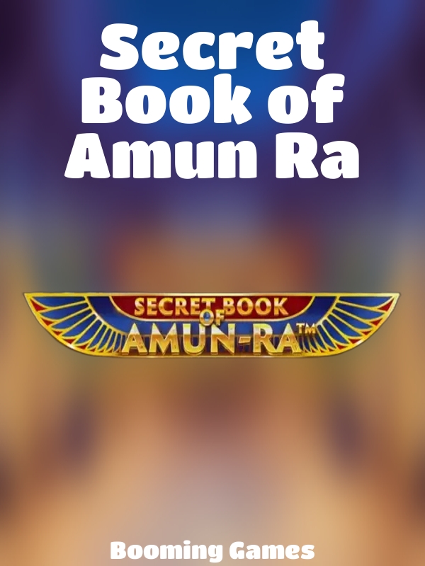 Secret Book of Amun Ra slot Booming Games