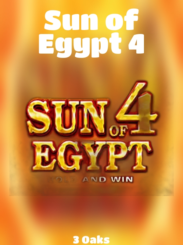 Sun of Egypt 4 slot 3 Oaks