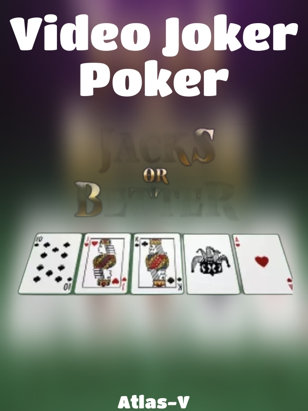 Video Joker Poker slot Atlas-V