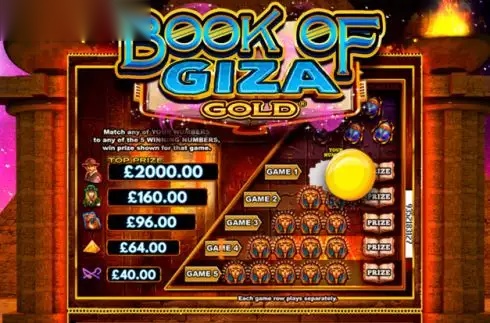 Book of Giza Gold slot Design Works Gaming (DWG)