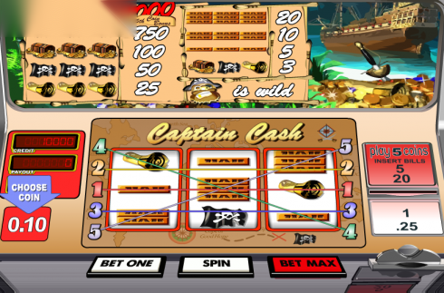 Captain Cash slot Betsoft Gaming