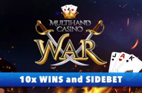 Multihand Casino War slot FlipLuck Games