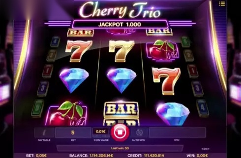 Cherry Trio slot iSoftBet