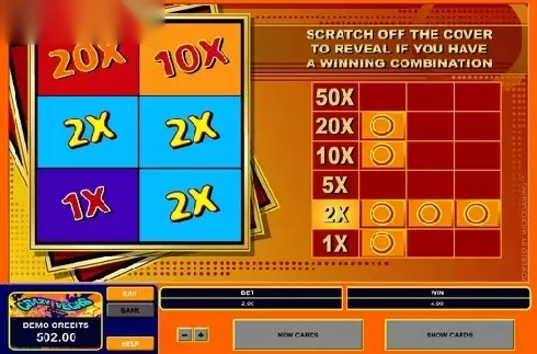 Scratch Card slot Microgaming