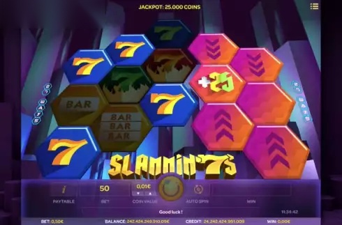 Slammin' 7s slot iSoftBet