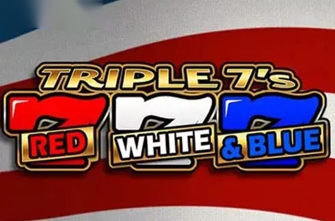 Triple 7's Red White and Blue slot Games Inc