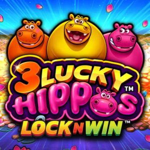 3 Lucky Hippos LockNWin slot PlayPearls