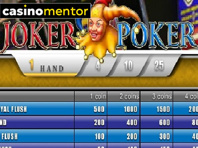 Joker Poker (Oryx) slot Oryx Gaming