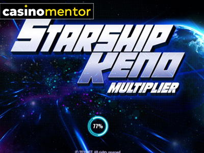 Starship Keno Multiplier slot 
