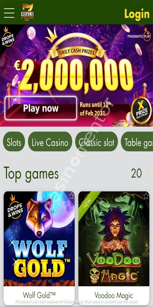 Homepage Mobile