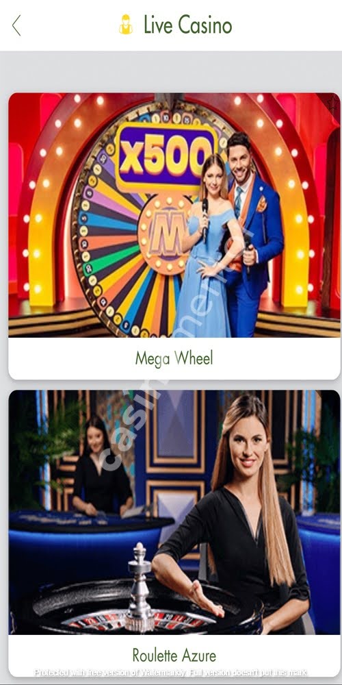 Live Casino Mobile