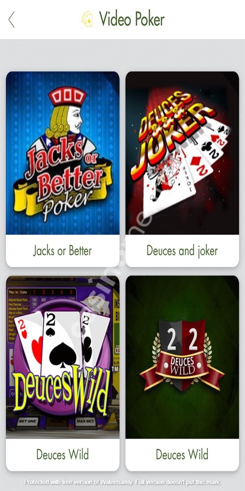 Video Poker Mobile