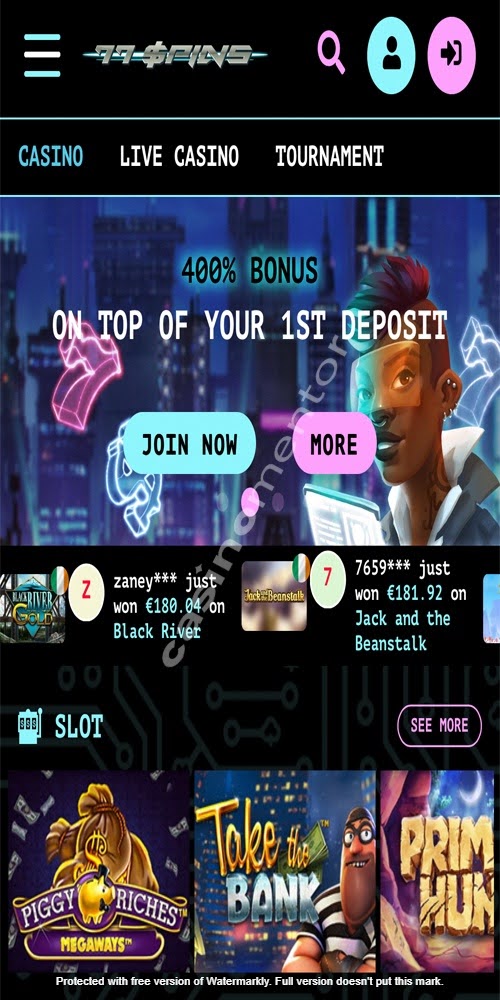 Homepage Mobile