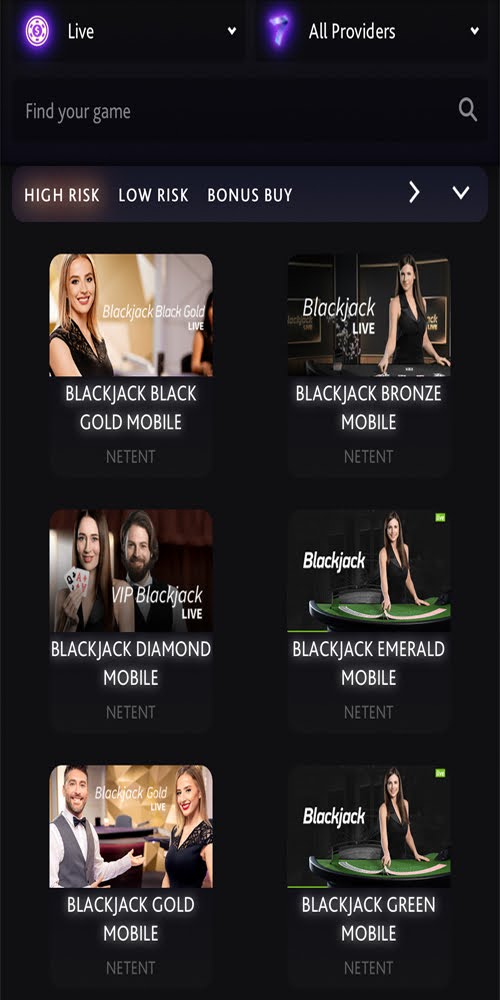 Live Casino Mobile