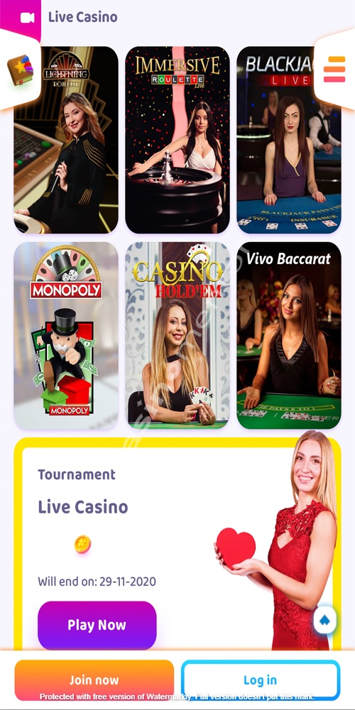Live Casino Mobile