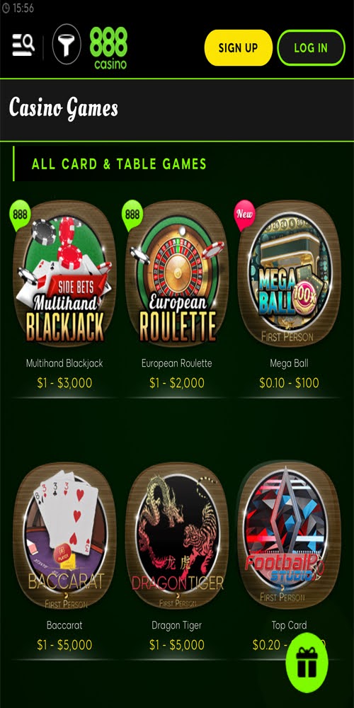 Table Games Mobile