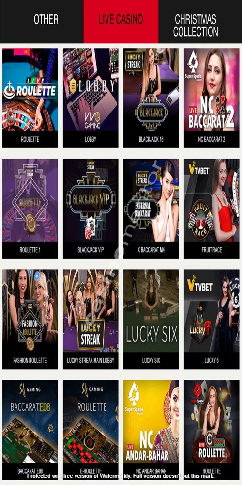 Live Casino Mobile