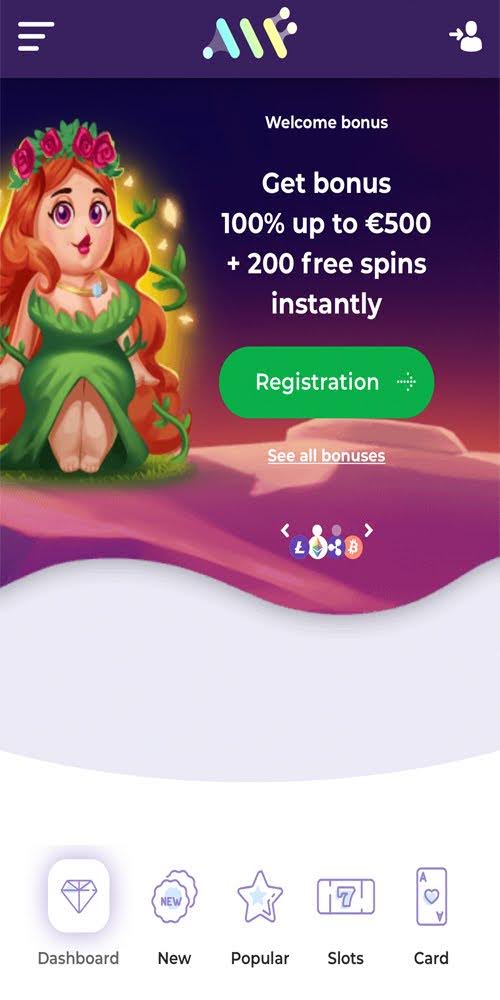 Homepage Mobile