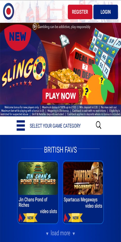 Homepage Mobile