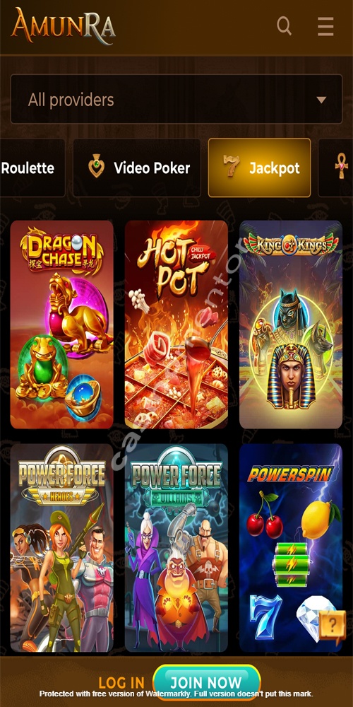 AmunRa Casino Review & Ratings - Games & Welcome Bonus