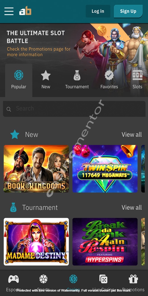 Homepage Mobile