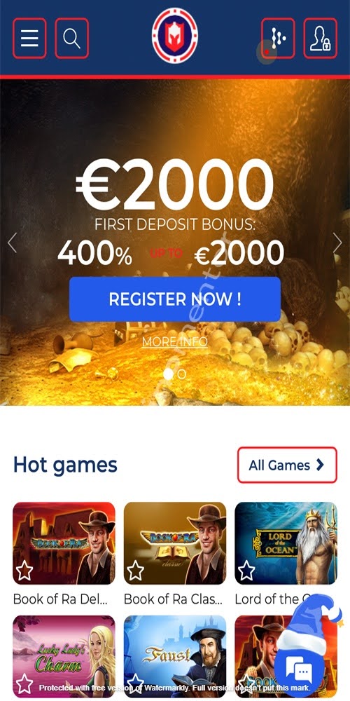 Homepage Mobile