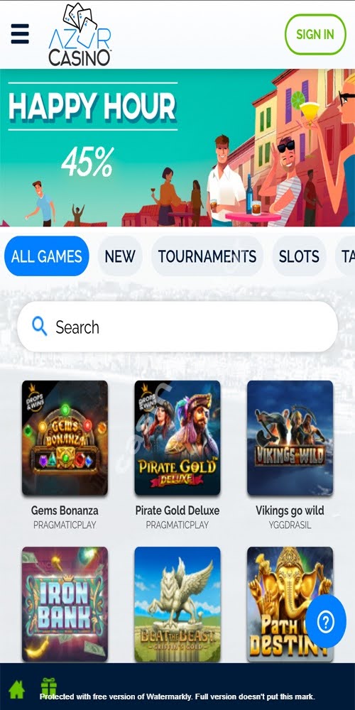 Homepage Mobile