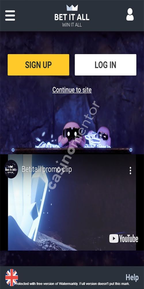 Homepage Mobile