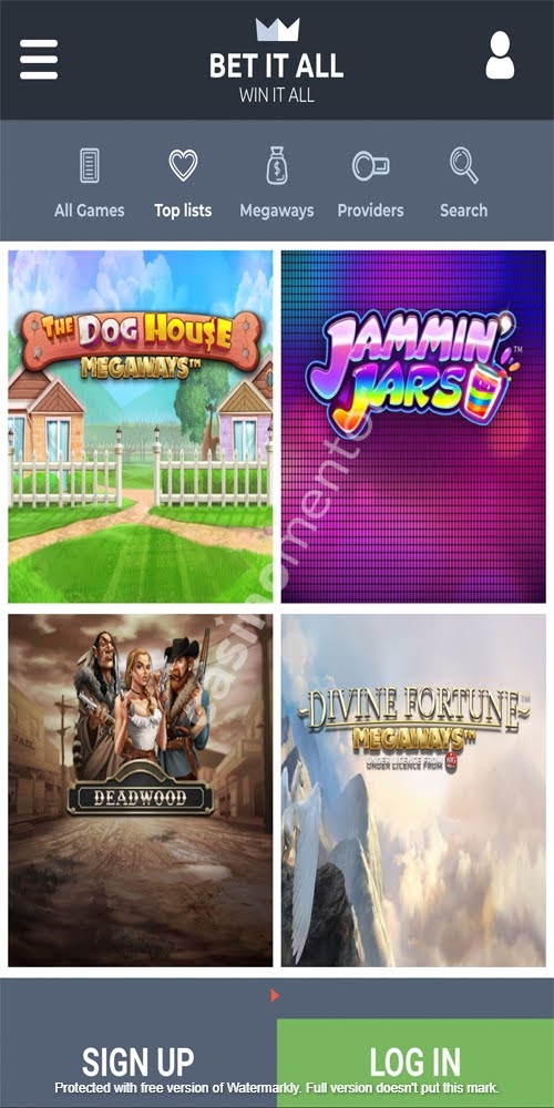 Top Lists Mobile
