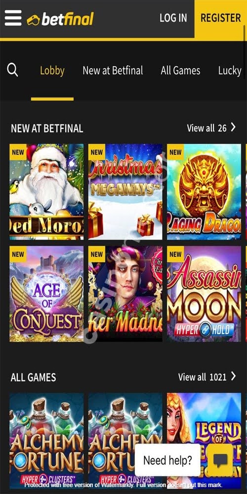 Homepage Mobile