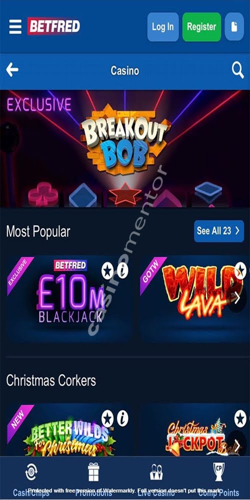 Homepage Mobile